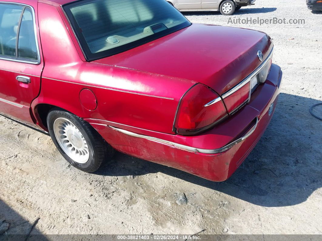 2000 Mercury Grand Marquis Ls Red vin: 2MEFM75W4YX643709