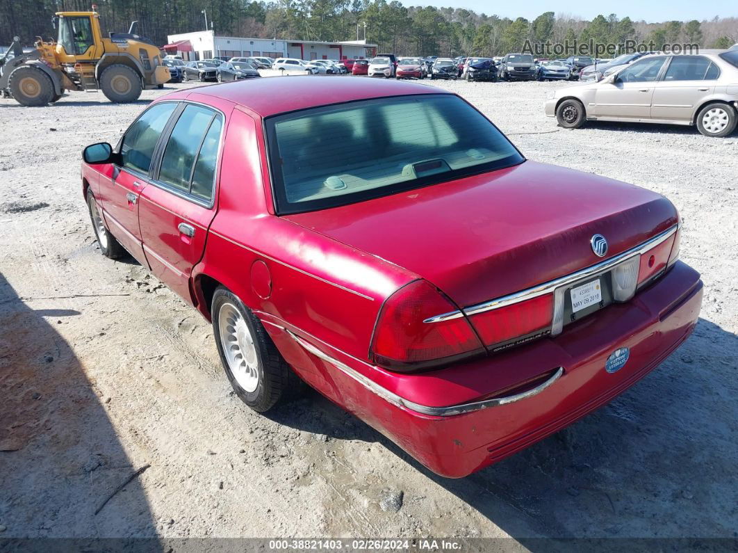 2000 Mercury Grand Marquis Ls Red vin: 2MEFM75W4YX643709