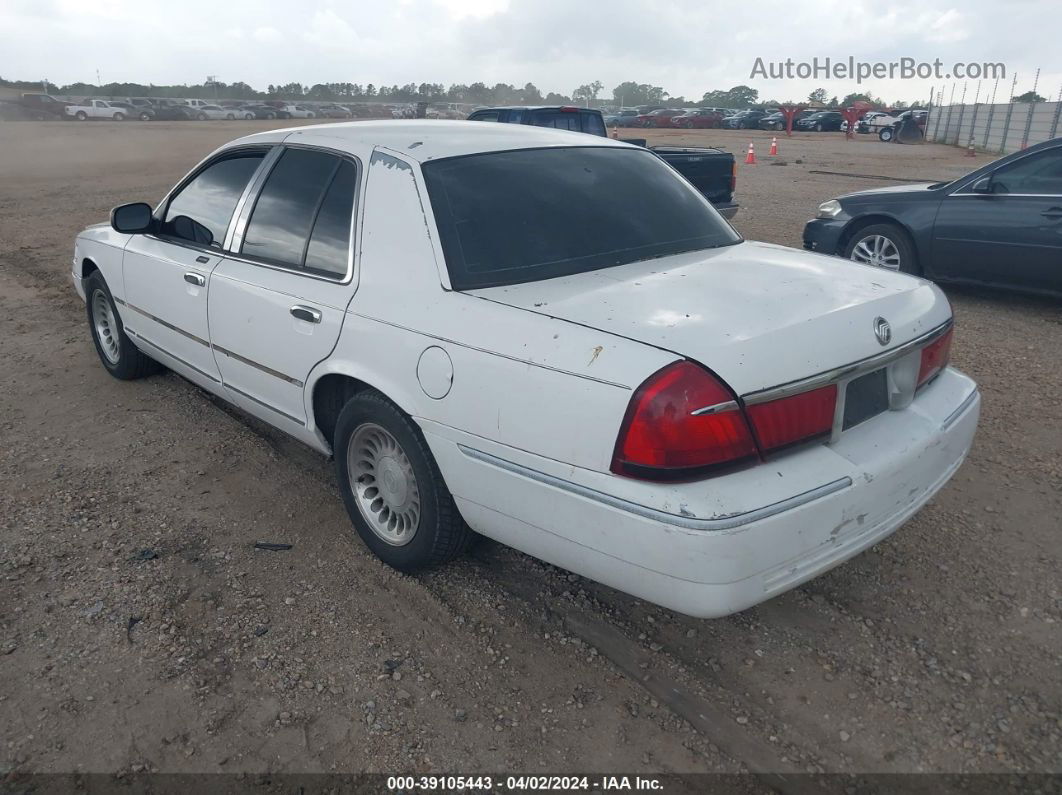 2000 Mercury Grand Marquis Ls Белый vin: 2MEFM75W4YX659876