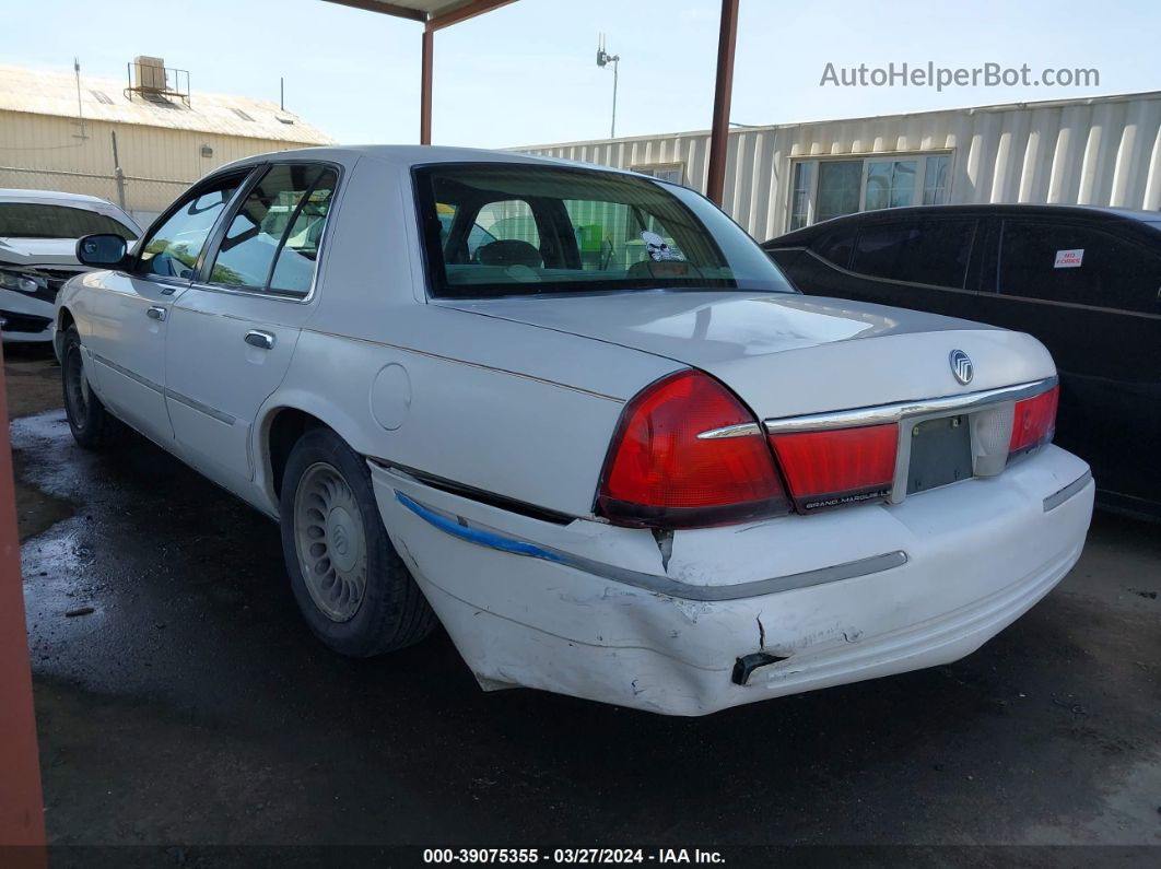 2000 Mercury Grand Marquis Ls White vin: 2MEFM75W4YX721244