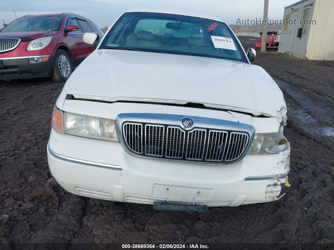 2000 Mercury Grand Marquis Ls White vin: 2MEFM75W4YX741672