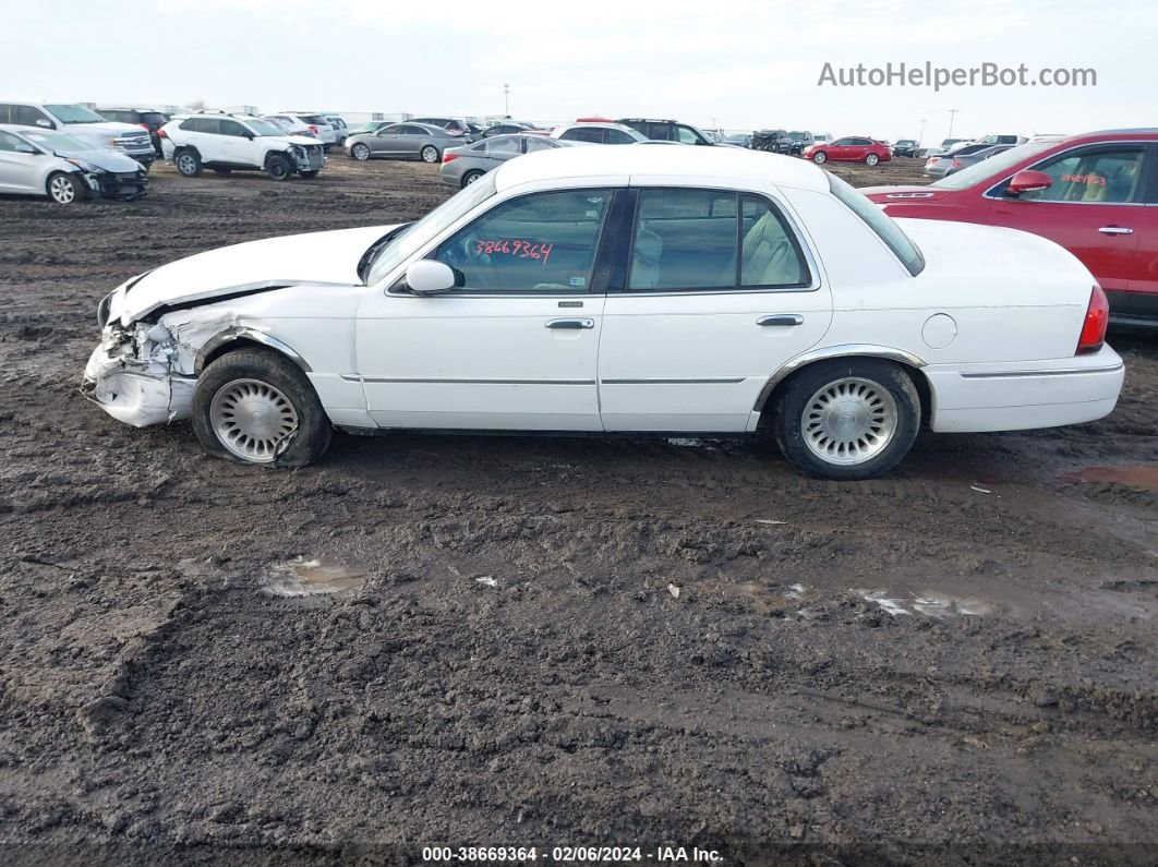 2000 Mercury Grand Marquis Ls White vin: 2MEFM75W4YX741672