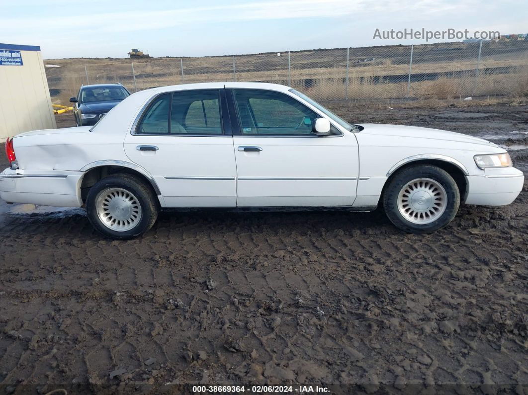 2000 Mercury Grand Marquis Ls White vin: 2MEFM75W4YX741672