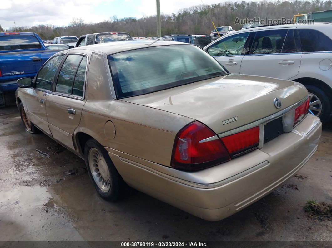 2000 Mercury Grand Marquis Ls Gold vin: 2MEFM75W5YX618768