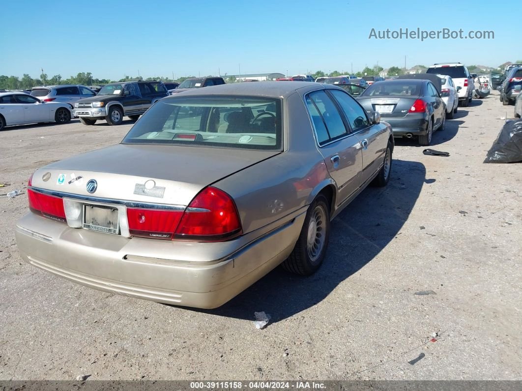 2000 Mercury Grand Marquis Ls Gold vin: 2MEFM75W6YX605060