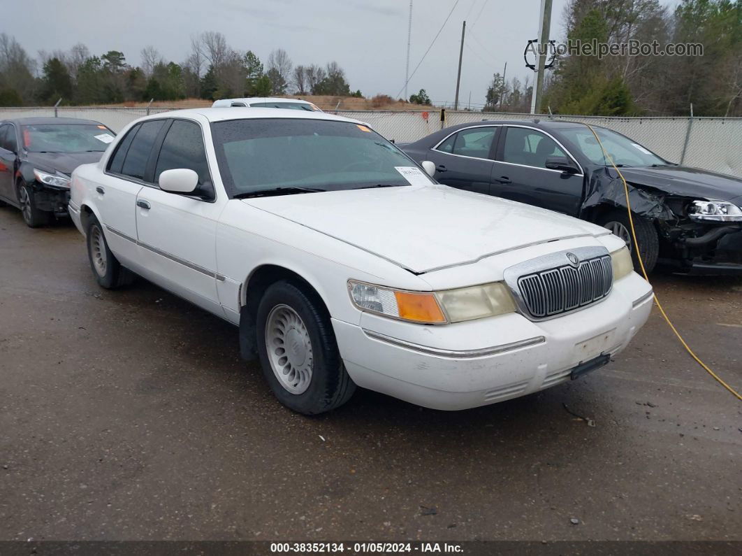 2000 Mercury Grand Marquis Ls White vin: 2MEFM75W6YX669941