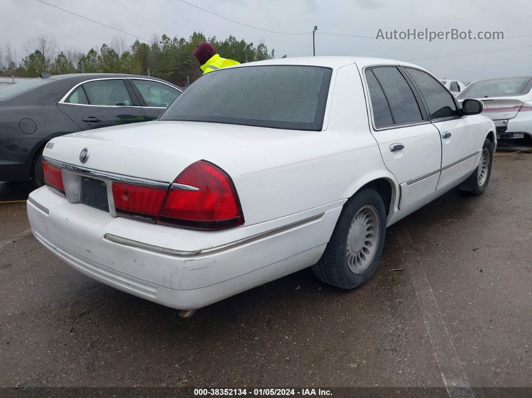 2000 Mercury Grand Marquis Ls White vin: 2MEFM75W6YX669941