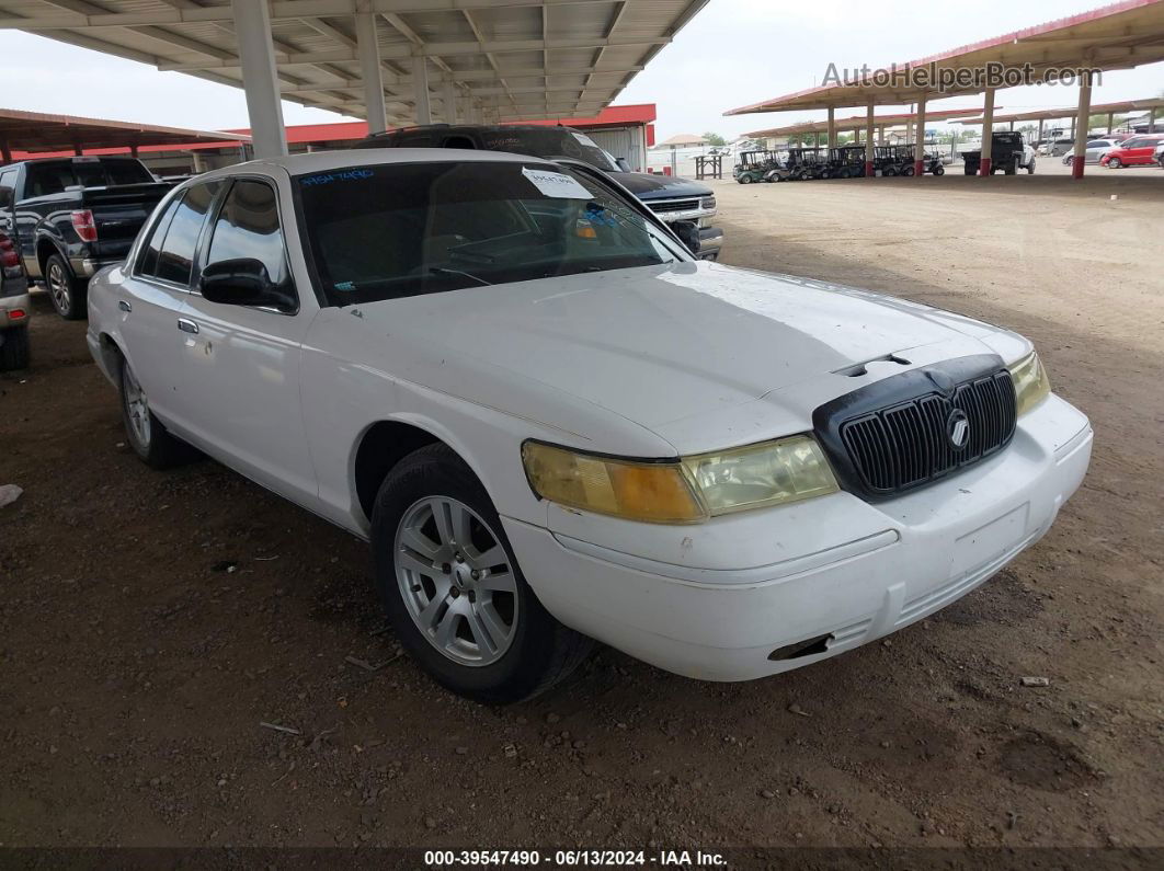 2000 Mercury Grand Marquis Ls White vin: 2MEFM75W7YX620974