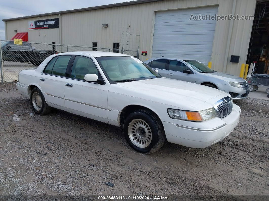 2000 Mercury Grand Marquis Ls White vin: 2MEFM75W8YX711803