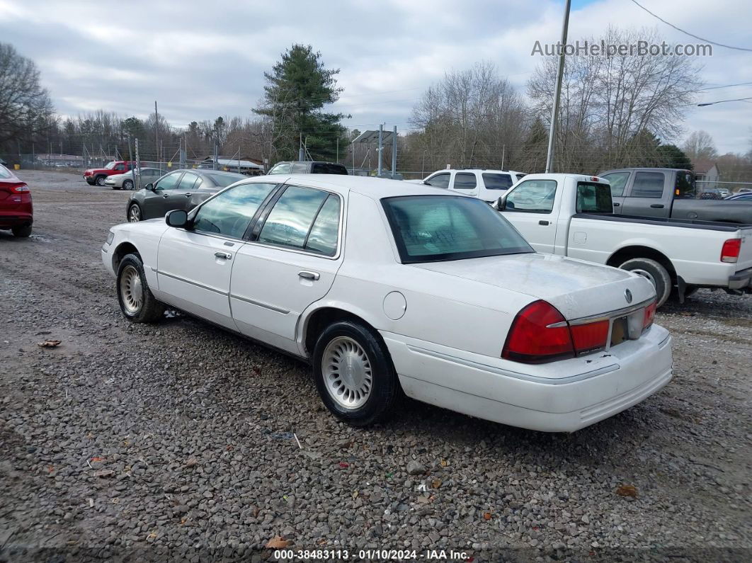 2000 Mercury Grand Marquis Ls White vin: 2MEFM75W8YX711803