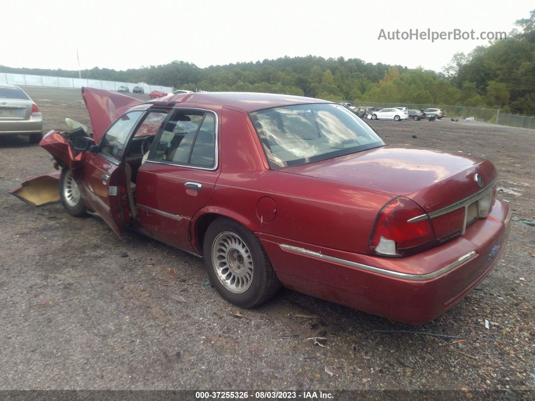 2000 Mercury Grand Marquis Ls Red vin: 2MEFM75W9YX637498