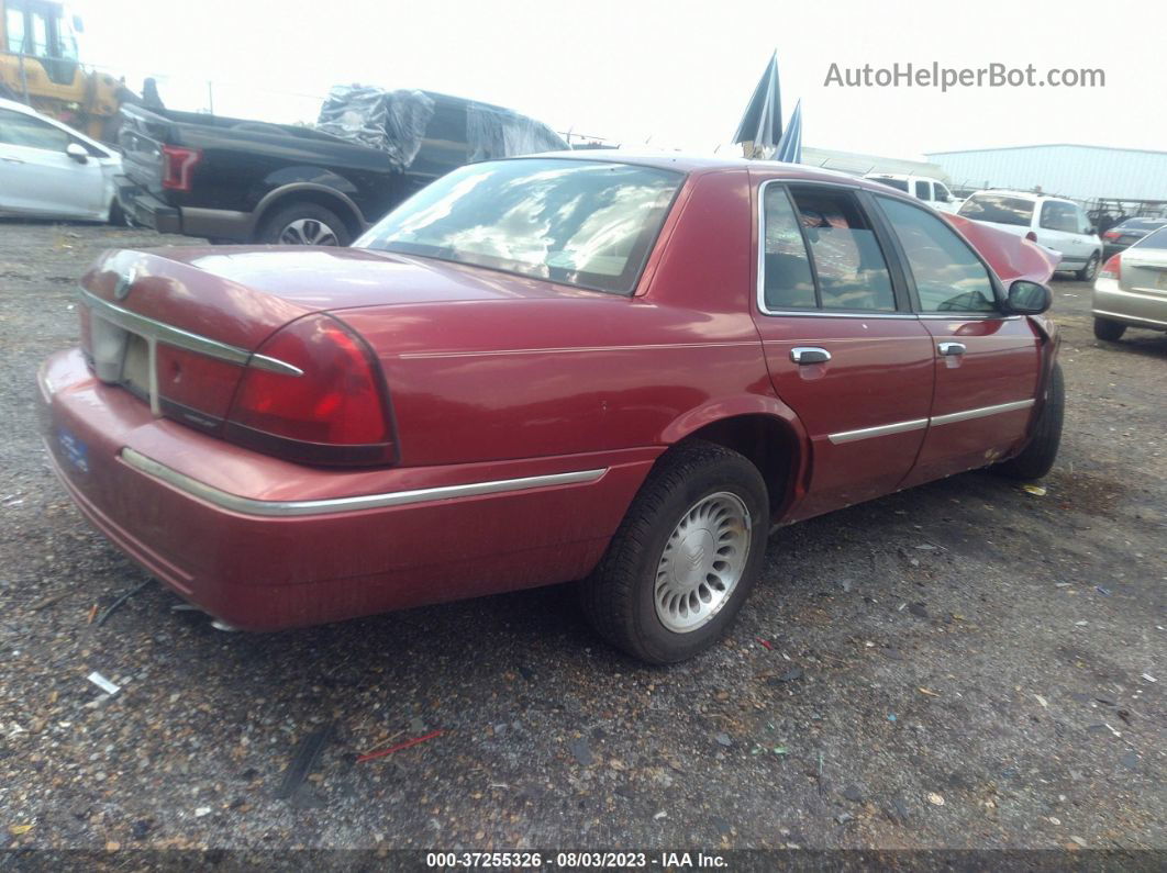 2000 Mercury Grand Marquis Ls Red vin: 2MEFM75W9YX637498