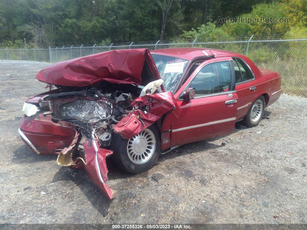 2000 Mercury Grand Marquis Ls Red vin: 2MEFM75W9YX637498