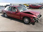 2000 Mercury Grand Marquis Ls Maroon vin: 2MEFM75WXYX675483