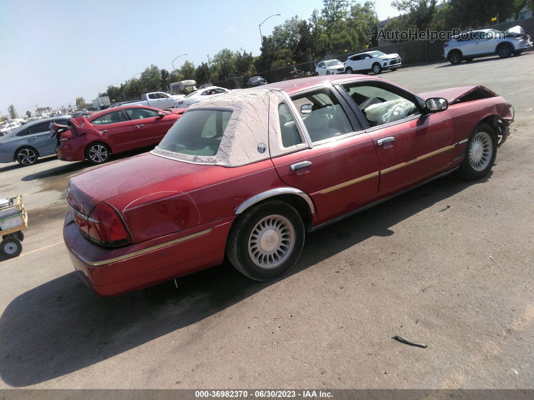 2000 Mercury Grand Marquis Ls Maroon vin: 2MEFM75WXYX675483