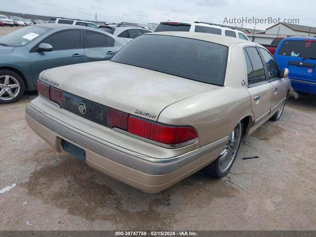 1993 Mercury Grand Marquis Ls Gold vin: 2MELM75W0PX686459