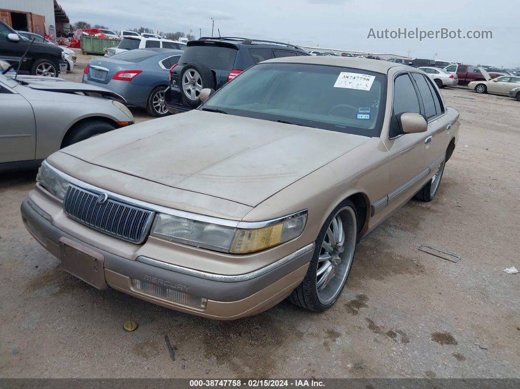 1993 Mercury Grand Marquis Ls Gold vin: 2MELM75W0PX686459