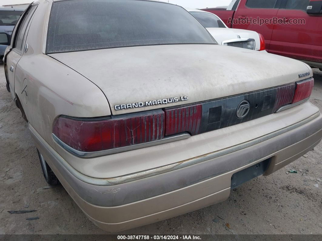 1993 Mercury Grand Marquis Ls Gold vin: 2MELM75W0PX686459