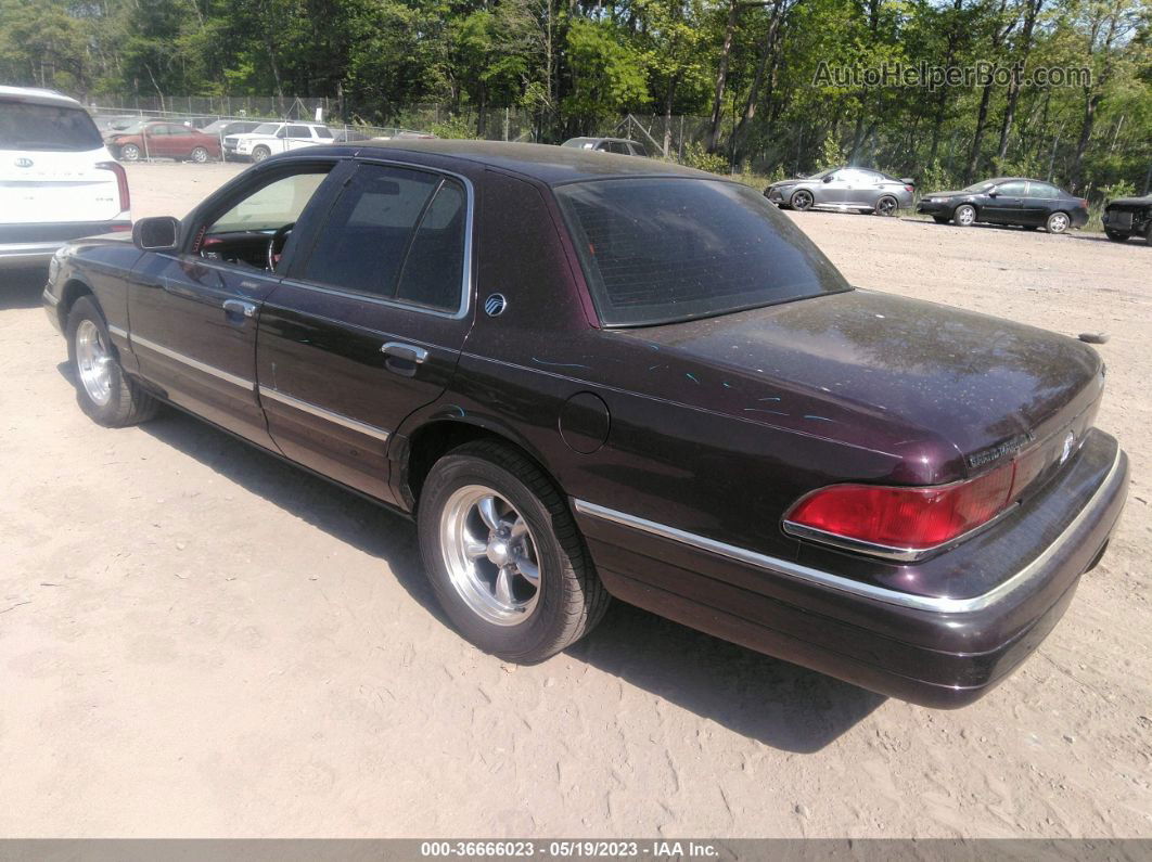 1993 Mercury Grand Marquis Ls Бордовый vin: 2MELM75W7PX684403