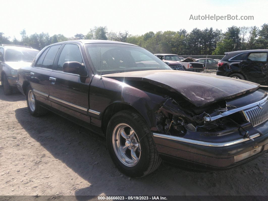 1993 Mercury Grand Marquis Ls Бордовый vin: 2MELM75W7PX684403