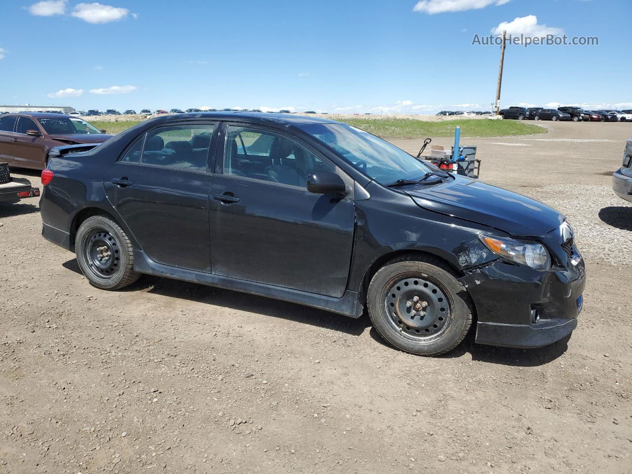 2010 Toyota Corolla Xrs Черный vin: 2T1BE4EE6AC031802