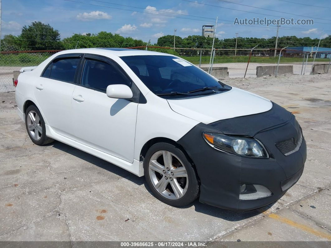 2010 Toyota Corolla Xrs White vin: 2T1BE4EE8AC038699