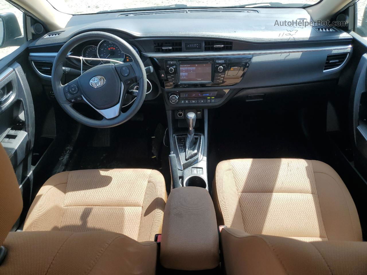 2015 Toyota Corolla Eco Серый vin: 2T1BPRHE0FC365477