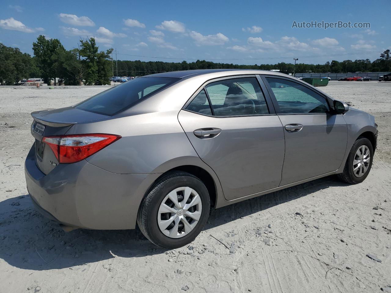 2015 Toyota Corolla Eco Gray vin: 2T1BPRHE0FC365477