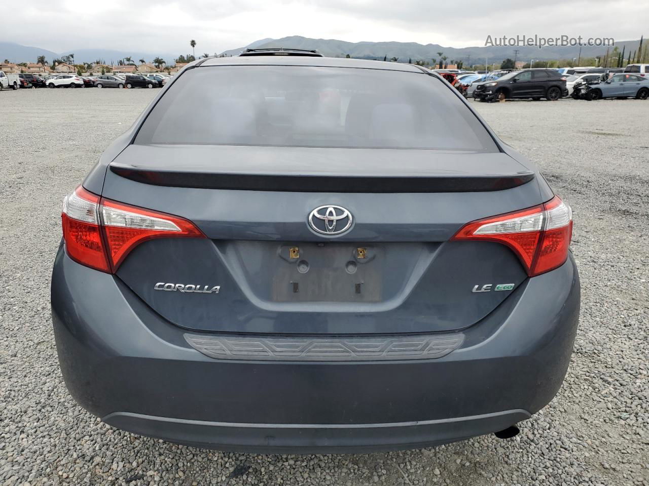 2014 Toyota Corolla Eco Gray vin: 2T1BPRHE1EC057667