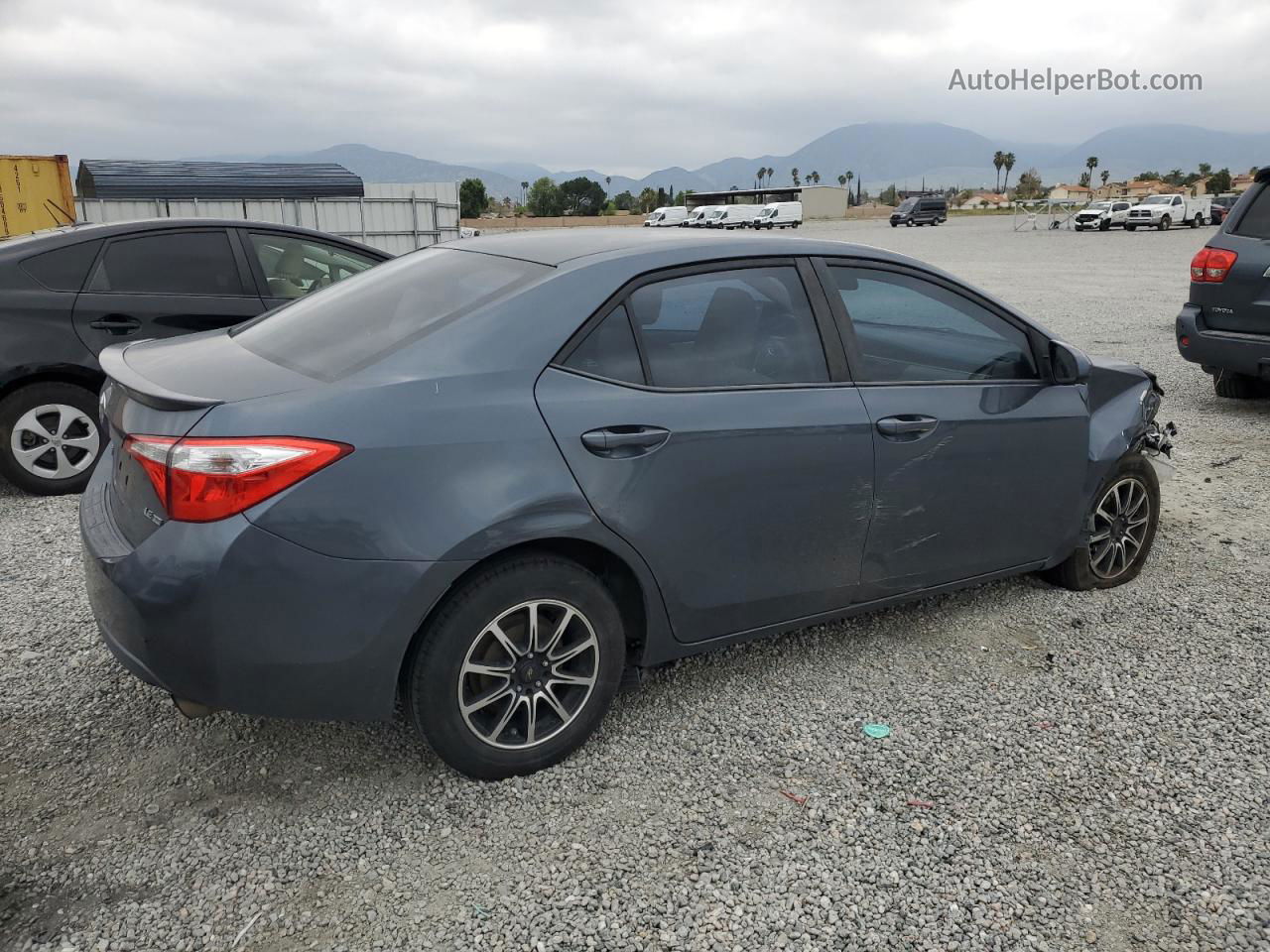 2014 Toyota Corolla Eco Gray vin: 2T1BPRHE1EC057667