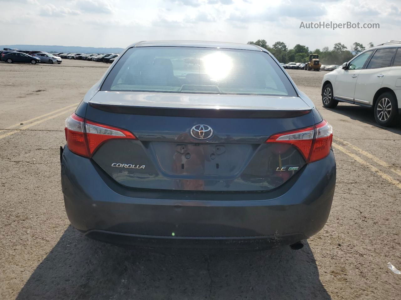 2015 Toyota Corolla Eco Gray vin: 2T1BPRHE1FC314232