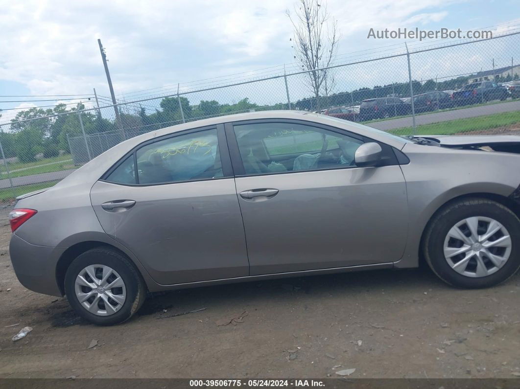 2016 Toyota Corolla Le Eco Gray vin: 2T1BPRHE6GC483356