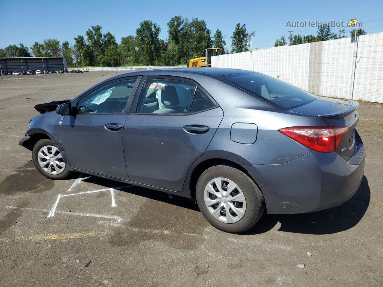 2017 Toyota Corolla Le Blue vin: 2T1BPRHE6HC863945