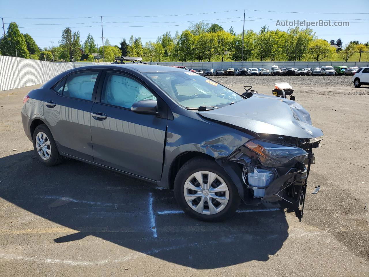 2017 Toyota Corolla Le Blue vin: 2T1BPRHE6HC863945