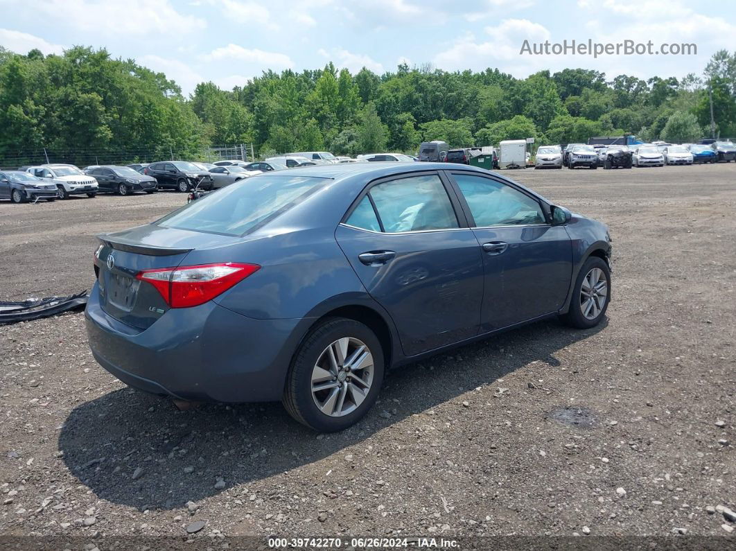 2014 Toyota Corolla Le Eco Plus Blue vin: 2T1BPRHE7EC085098