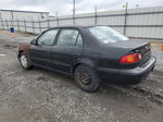 2002 Toyota Corolla Ce Black vin: 2T1BR12E12C526790