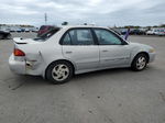 2002 Toyota Corolla Ce Silver vin: 2T1BR12E12C539944