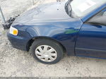 2002 Toyota Corolla Ce Dark Blue vin: 2T1BR12E12C569641