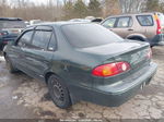 2002 Toyota Corolla Le Green vin: 2T1BR12E12C581109