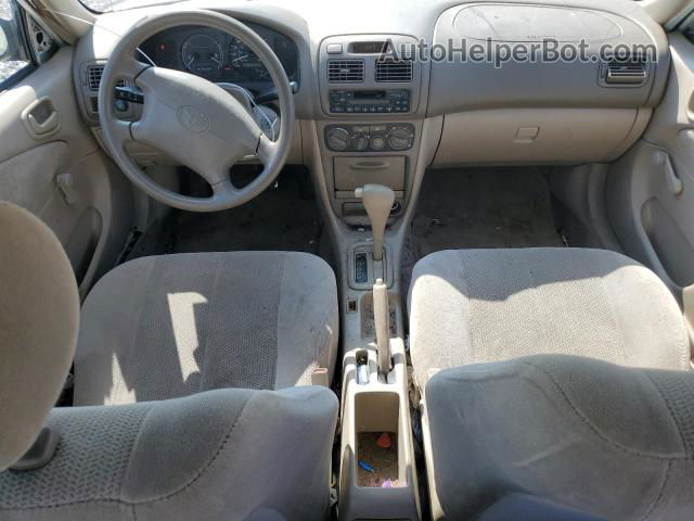 2002 Toyota Corolla Ce White vin: 2T1BR12E22C558468