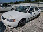 2002 Toyota Corolla Ce White vin: 2T1BR12E22C558468