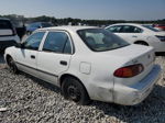 2002 Toyota Corolla Ce White vin: 2T1BR12E22C558468