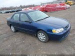 2002 Toyota Corolla Ce Blue vin: 2T1BR12E22C569115