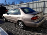 2002 Toyota Corolla Ce Gray vin: 2T1BR12E22C584391