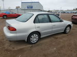 2002 Toyota Corolla Ce Silver vin: 2T1BR12E32C584559