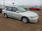 2002 Toyota Corolla Ce Silver vin: 2T1BR12E32C584559