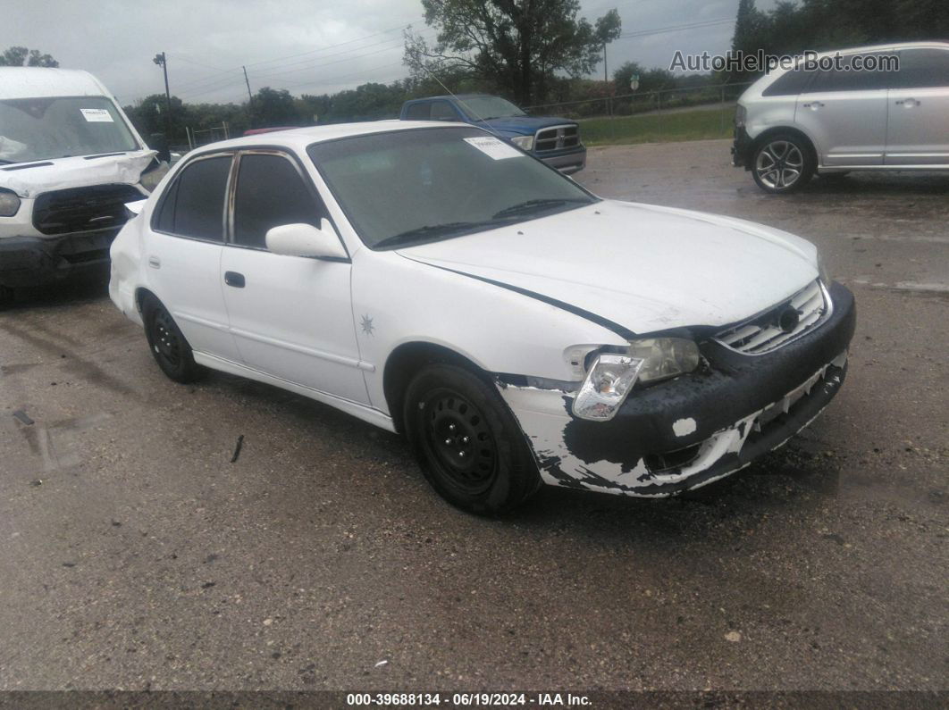 2002 Toyota Corolla S White vin: 2T1BR12E42C568516