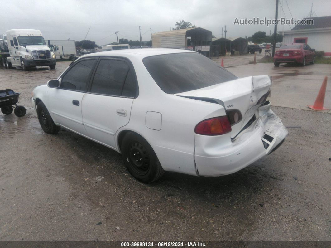 2002 Toyota Corolla S White vin: 2T1BR12E42C568516