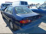 2002 Toyota Corolla Le Blue vin: 2T1BR12E42C574848