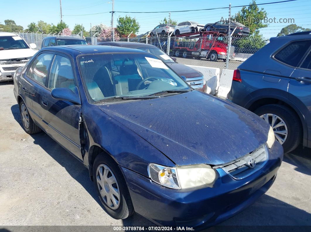 2002 Toyota Corolla Le Синий vin: 2T1BR12E42C574848